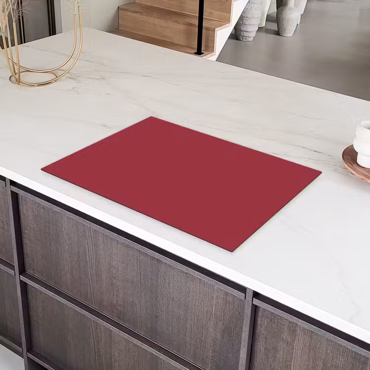 Antique - Ruby - Rood Inductie beschermer vinyl 3mm klein 276 -sfeer8