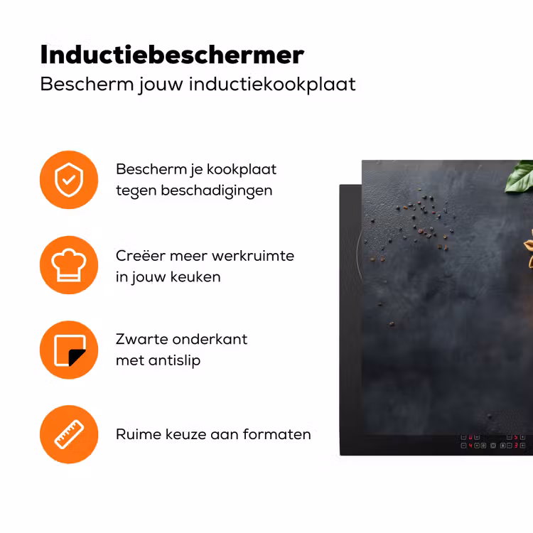 Aroma's van Comfort Inductie beschermer vinyl 3mm klein -zzzzzzz-td-ups