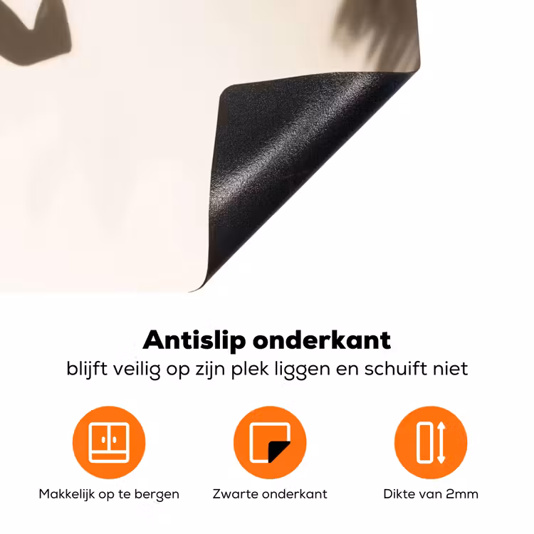 Badkleding - Palmbomen - Schaduw - Tropisch Inductie beschermer vinyl 3mm klein -zzzzzzz-td-onderkant