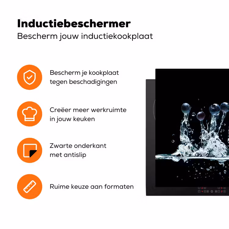 Ballet van Bessen Inductie beschermer vinyl 3mm klein -zzzzzzz-td-ups