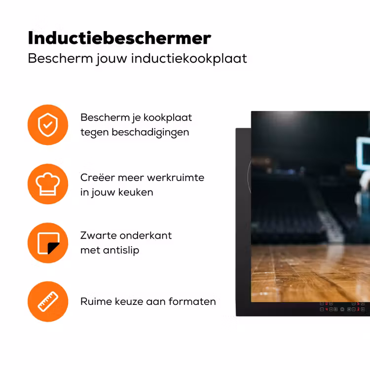 Basketbal - Arena - Sport Inductie beschermer vinyl 3mm klein -zzzzzzz-td-ups