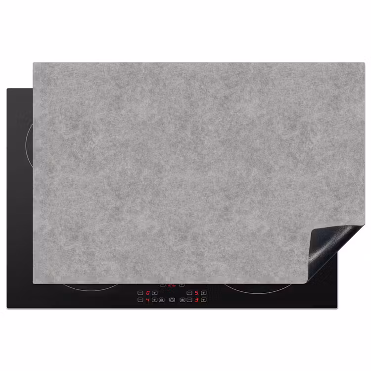 Beton - Oud - Patroon Inductie beschermer vinyl 3mm klein 276 -3d