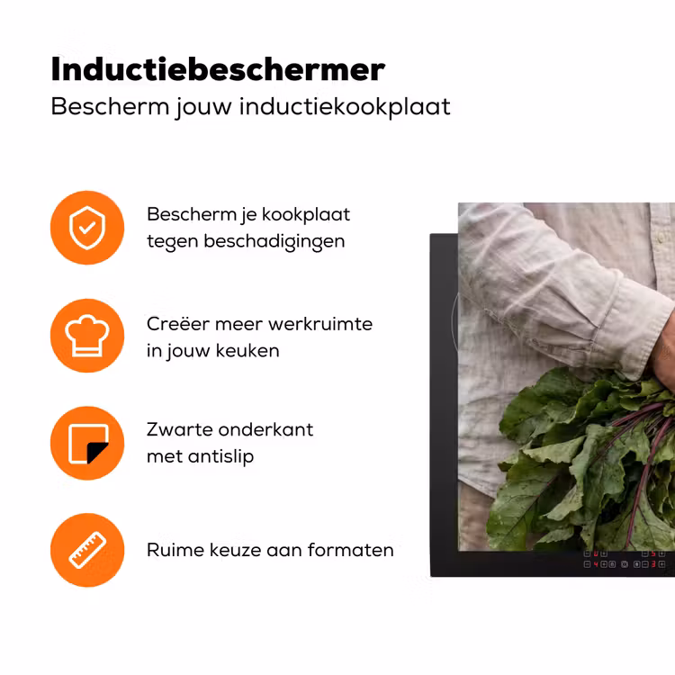 Bieten - Vers - Moestuin Inductie beschermer vinyl 3mm klein -zzzzzzz-td-ups