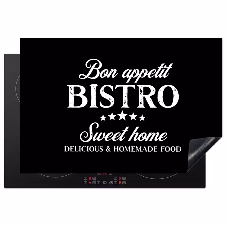 Bistro van het Hart Inductie beschermer vinyl 3mm klein -3d