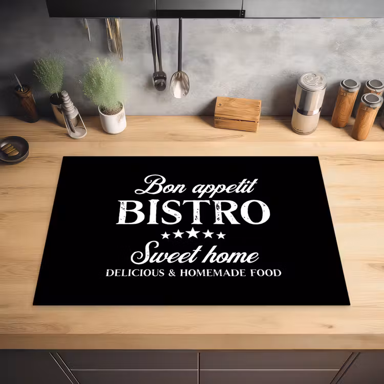 Bistro van het Hart Inductie beschermer vinyl 3mm klein -sfeer5