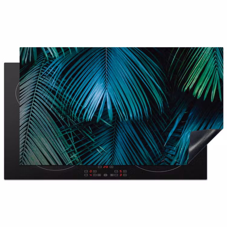 Bladeren - Tropisch - Jungle -  Natuur Inductie beschermer vinyl 3mm groot -3d