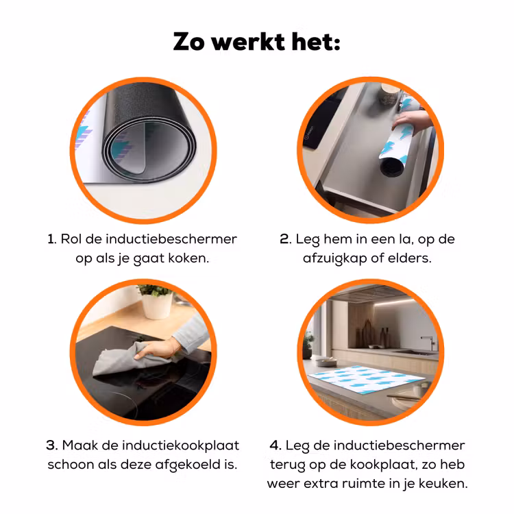 Blauw - Paars - Bliksem Inductie beschermer vinyl 3mm klein 276 -zzzzzzz-td-werking