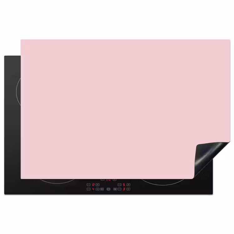 Blush - Pink - Roze Inductie beschermer vinyl 3mm klein 276 -3d
