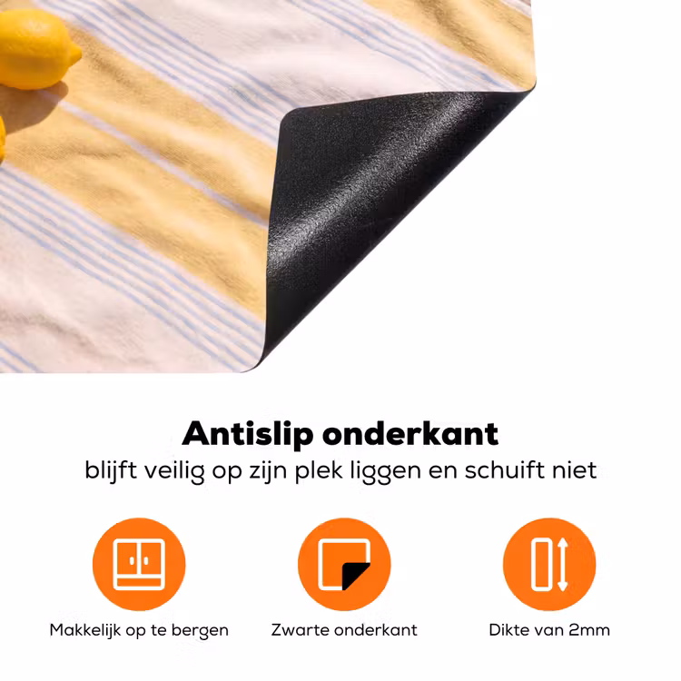 Boek - Zonnebril - Strand - Zomer - Geel Inductie beschermer vinyl 3mm klein -zzzzzzz-td-onderkant