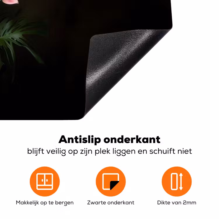Boeket - Bloemen - Exotisch Inductie beschermer vinyl 3mm klein -zzzzzzz-td-onderkant