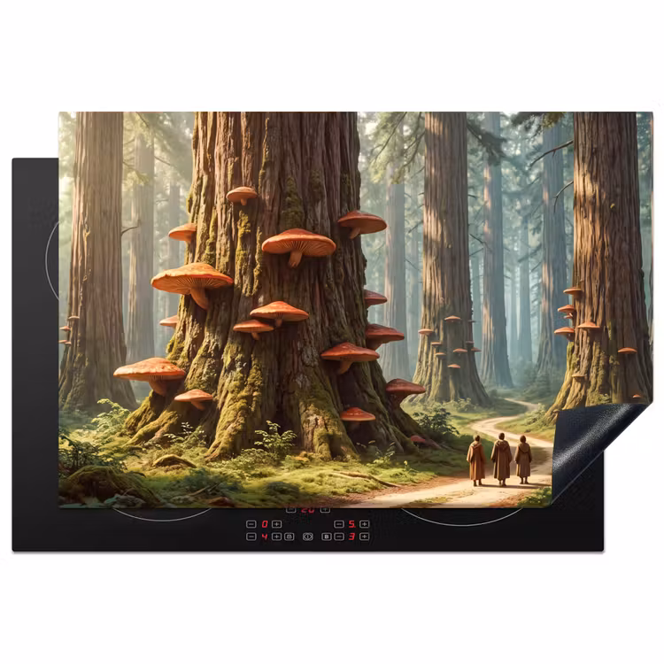 Inductiebeschermer - Bos - Bomen - Natuur - Bos - Bomen - Natuur Inductie beschermer vinyl 3mm klein