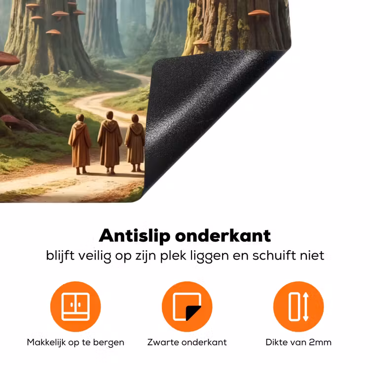 Inductiebeschermer - Bos - Bomen - Natuur - Bos - Bomen - Natuur Inductie beschermer vinyl 3mm klein