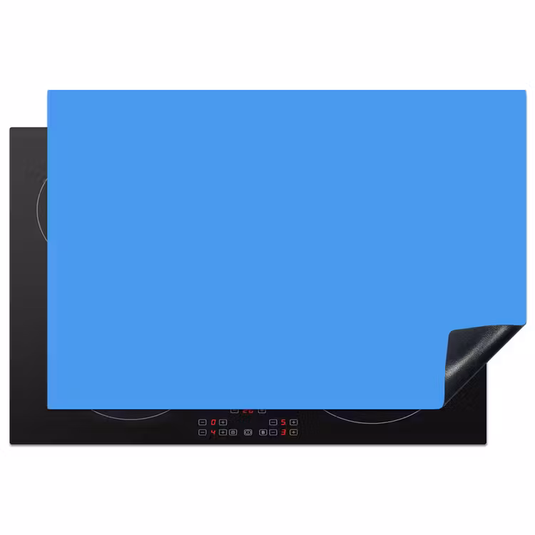 Bright - Azure - Blauw Inductie beschermer vinyl 3mm klein 276 -3d