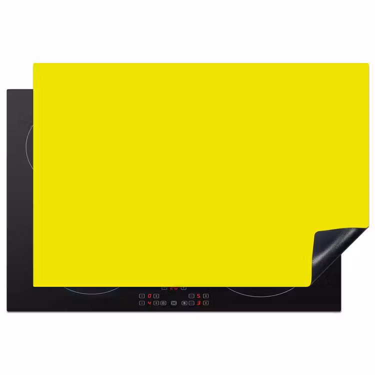 Bright - Canary - Geel Inductie beschermer vinyl 3mm klein 276 -3d