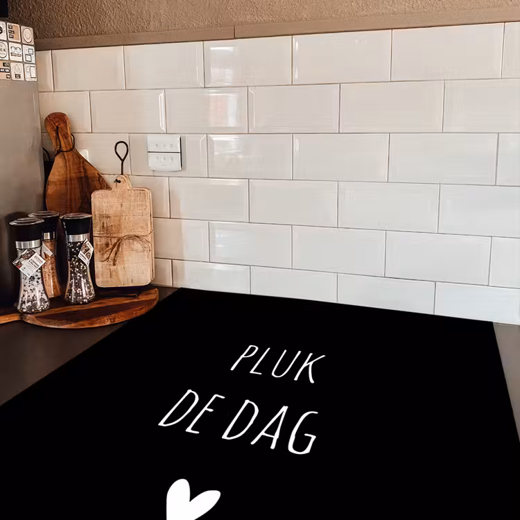 Carpe diem - Spreuken - Pluk de dag - Quotes Inductie beschermer vinyl 3mm middel -sfeer3
