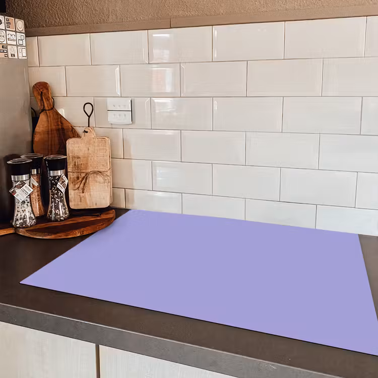 Ceil - Paars - Lila Inductie beschermer vinyl 3mm klein 276 -sfeer3