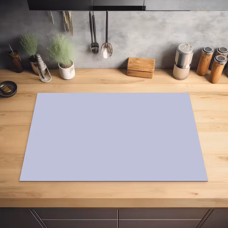 Chalky - Lavender - Paars Inductie beschermer vinyl 3mm klein 276 -sfeer5