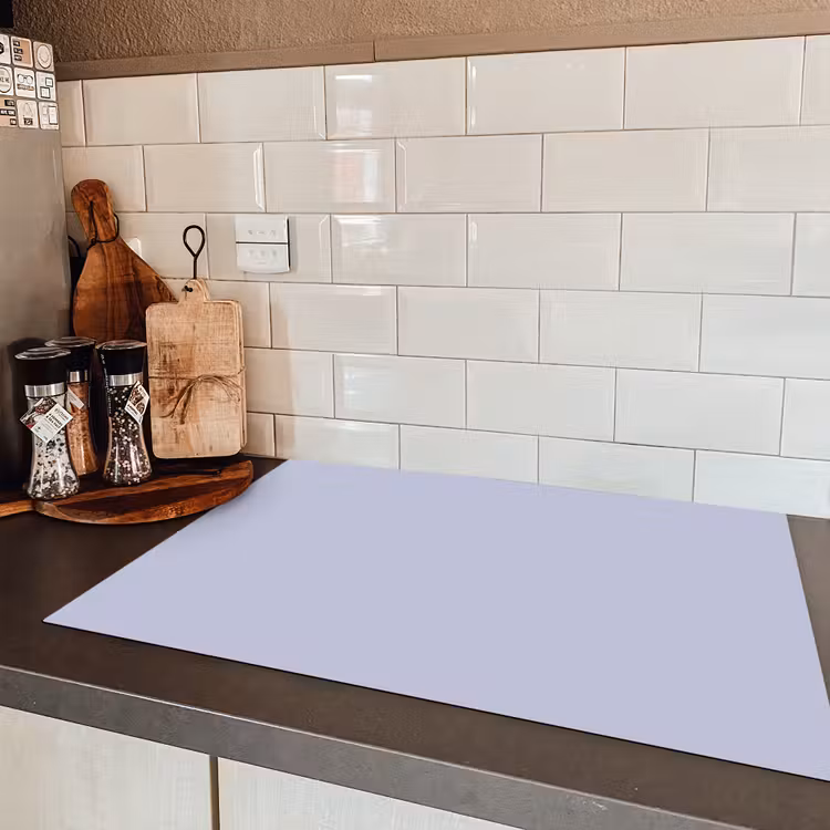 Chalky - Lavender - Paars Inductie beschermer vinyl 3mm klein 276 -sfeer3