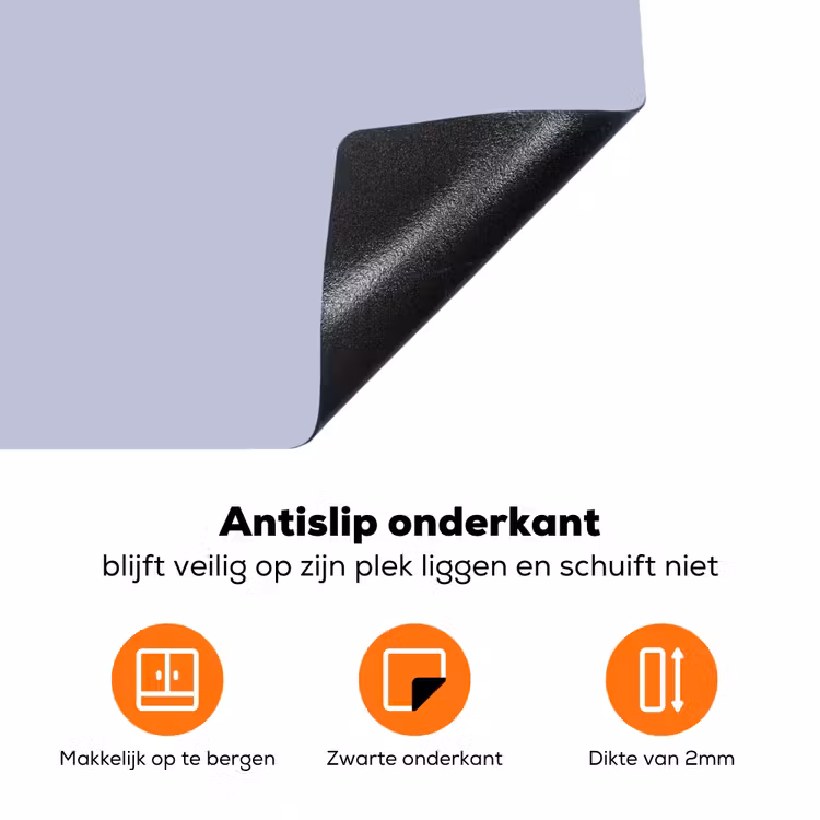 Chalky - Lavender - Paars Inductie beschermer vinyl 3mm klein 276 -zzzzzzz-td-onderkant
