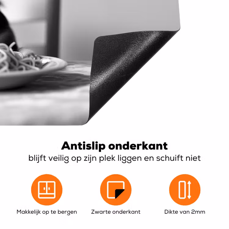 Chihuahua - Hond - Zonnebril - Humoristisch - Zwart - Wit - Spaghetti Inductie beschermer vinyl 3mm klein -zzzzzzz-td-onderkant