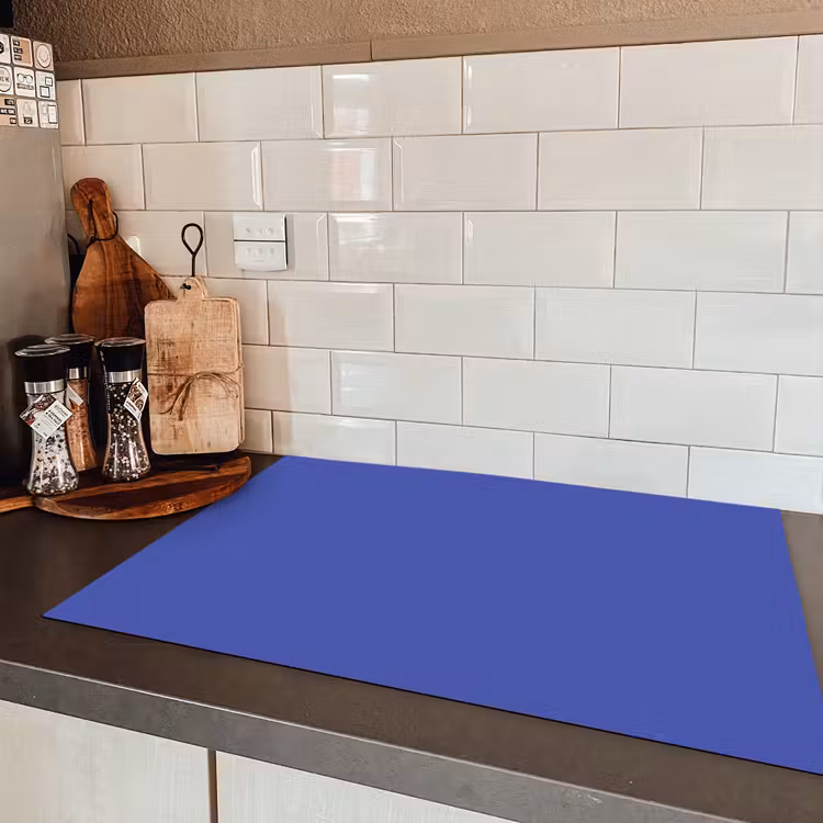Chinese - Blue - Blauw Inductie beschermer vinyl 3mm klein 276 -sfeer3