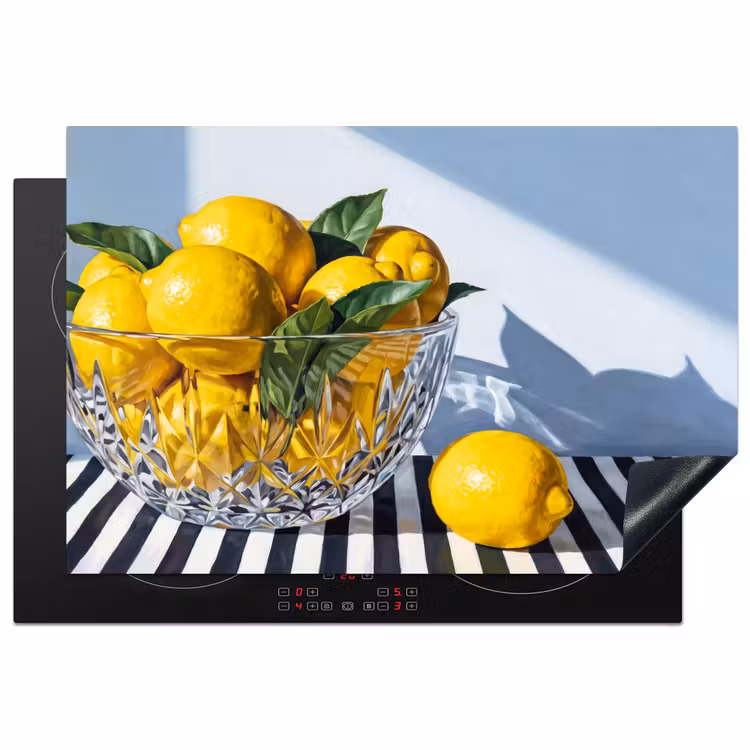 Inductiebeschermer - Citroenen - Fruit - Geel - Citroenen - Fruit - Geel Inductie beschermer vinyl 3mm klein