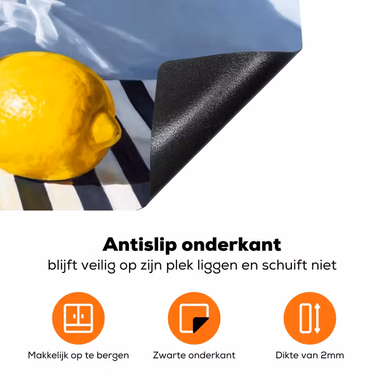 Inductiebeschermer - Citroenen - Fruit - Geel - Citroenen - Fruit - Geel Inductie beschermer vinyl 3mm klein
