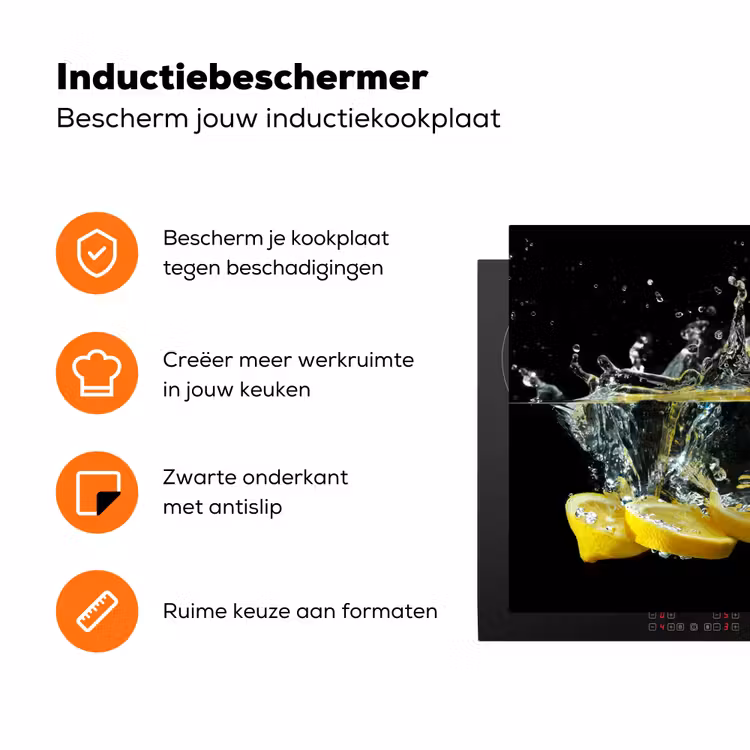 Citroenen in het Aquatische Theater Inductie beschermer vinyl 3mm klein -zzzzzzz-td-ups