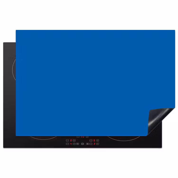 Classic - Azure - Blauw Inductie beschermer vinyl 3mm klein 276 -3d