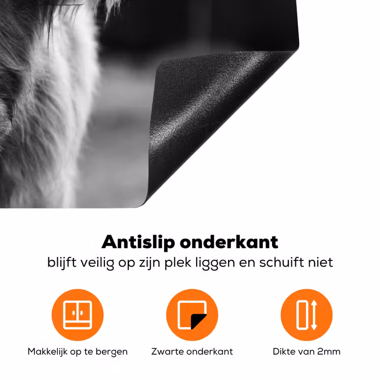 Contrasten van de Hooglanden Inductie beschermer vinyl 3mm klein -zzzzzzz-td-onderkant