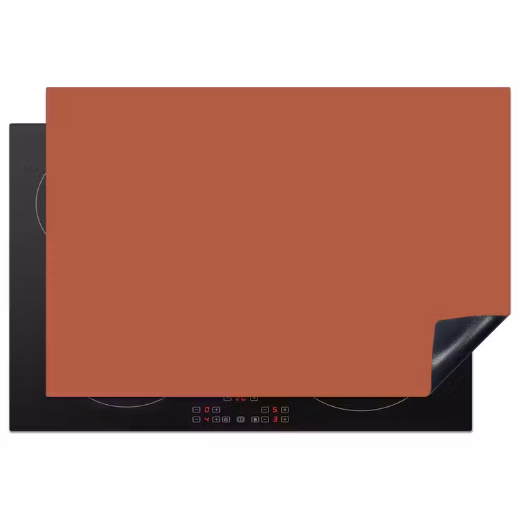 Copperhead - Oranje - Bruin Inductie beschermer vinyl 3mm klein 276 -3d