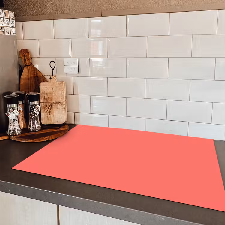 Coral - Punch - Koraal Inductie beschermer vinyl 3mm klein 276 -sfeer3