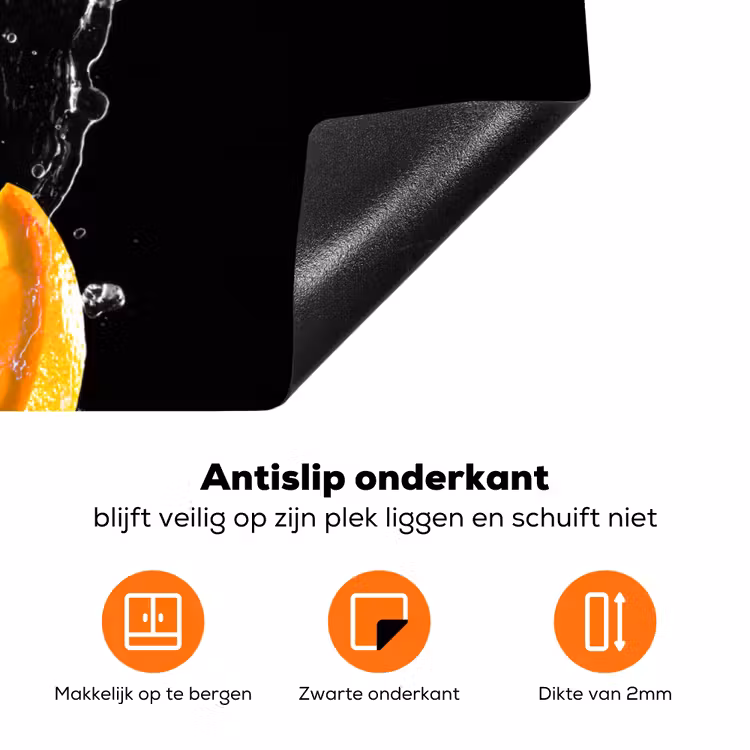 Dans van de Fruitdruppels Inductie beschermer vinyl 3mm klein -zzzzzzz-td-onderkant