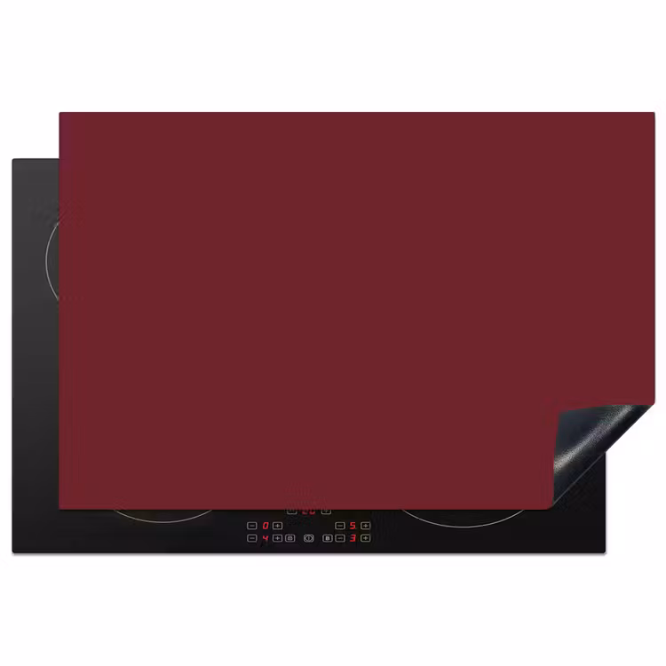 Dark - Garnet - Rood Inductie beschermer vinyl 3mm klein 276 -3d
