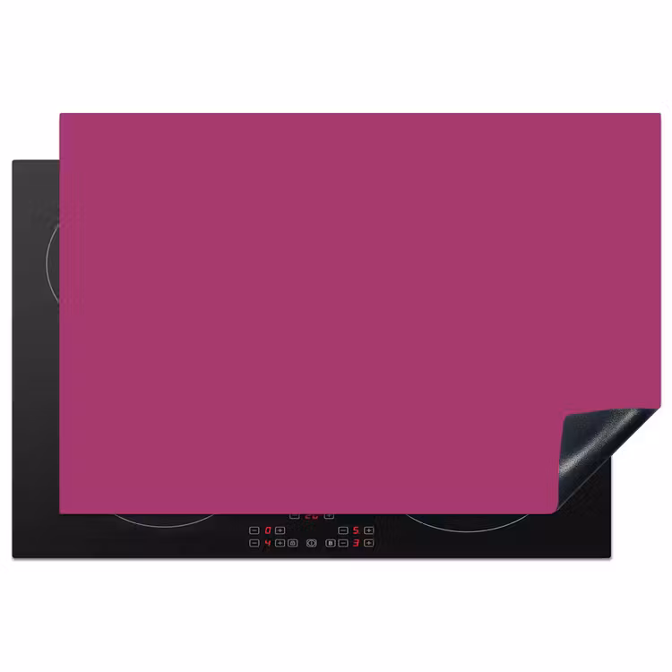 Deep - Magenta - Paars Inductie beschermer vinyl 3mm klein 276 -3d