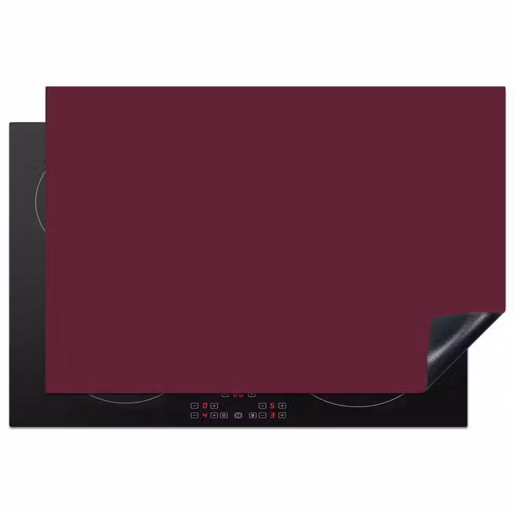 Deep - Plum - Paars Inductie beschermer vinyl 3mm klein 276 -3d