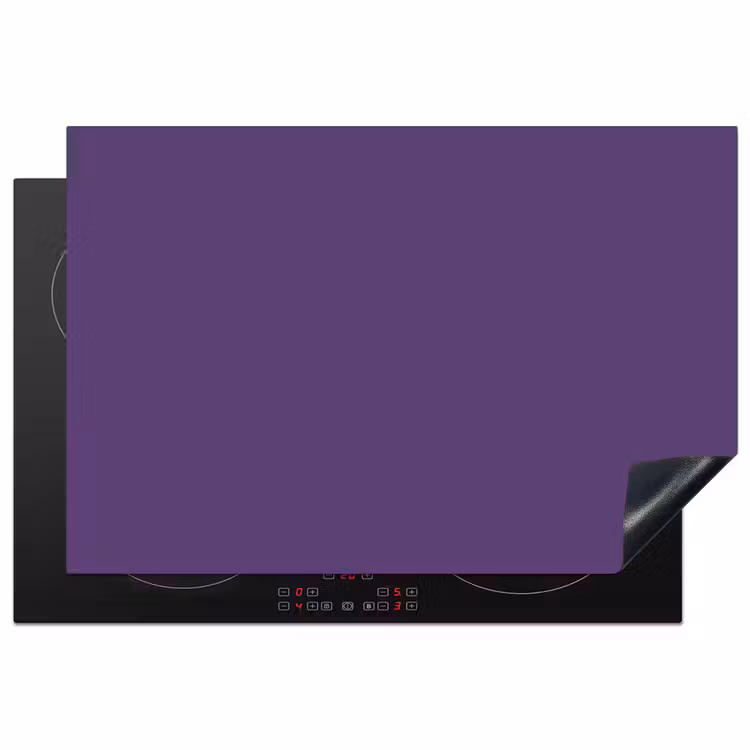 Deep - Plum - Paars Inductie beschermer vinyl 3mm klein 276 -3d