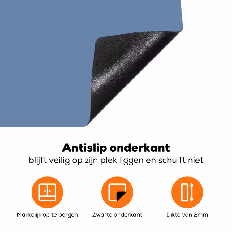 Denim - Breeze - Blauw Inductie beschermer vinyl 3mm klein 276 -zzzzzzz-td-onderkant