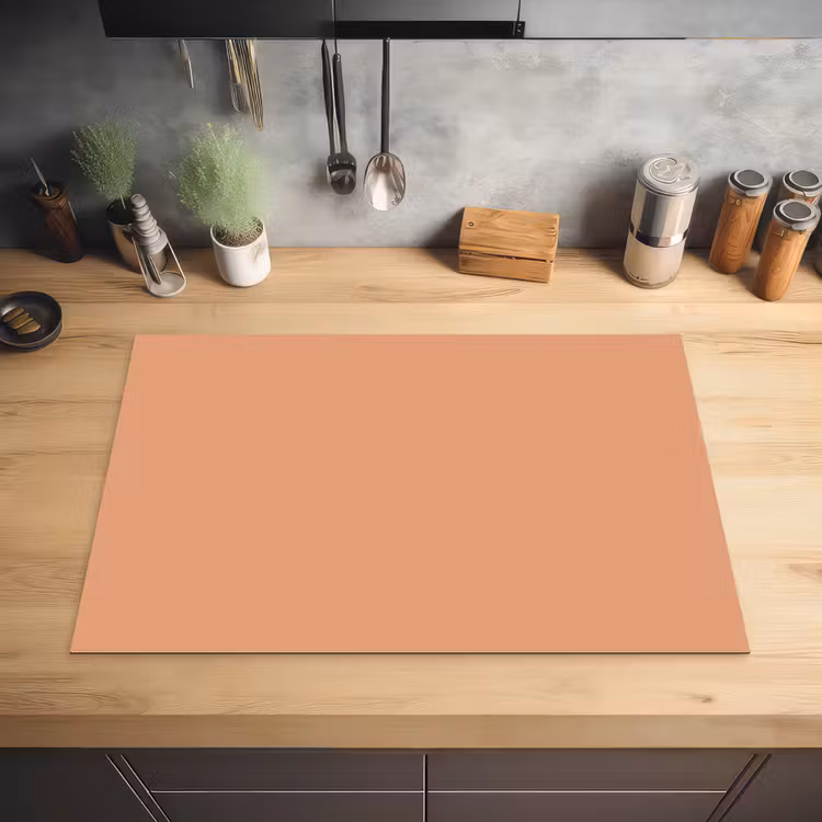 Desert - Coral - Koraal Inductie beschermer vinyl 3mm klein 276 -sfeer5