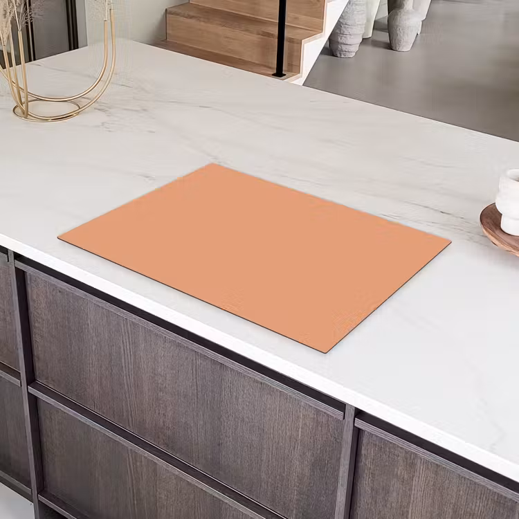 Desert - Coral - Koraal Inductie beschermer vinyl 3mm klein 276 -sfeer8