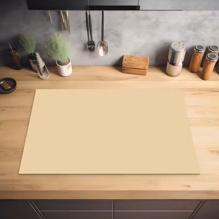 Desert - Sand - Nude Inductie beschermer vinyl 3mm klein 276 -sfeer5