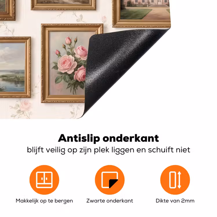 Dier - Kat - Portret - Klassiek Inductie beschermer vinyl 3mm klein -zzzzzzz-td-onderkant