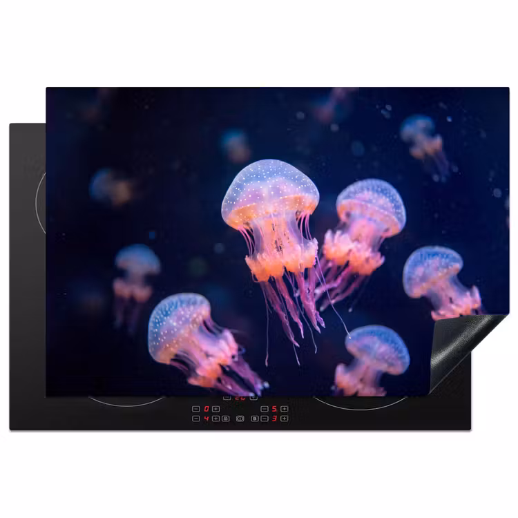 Dier - Onderwater - Natuur - Roze - Mysterieus Inductie beschermer vinyl 3mm klein -3d