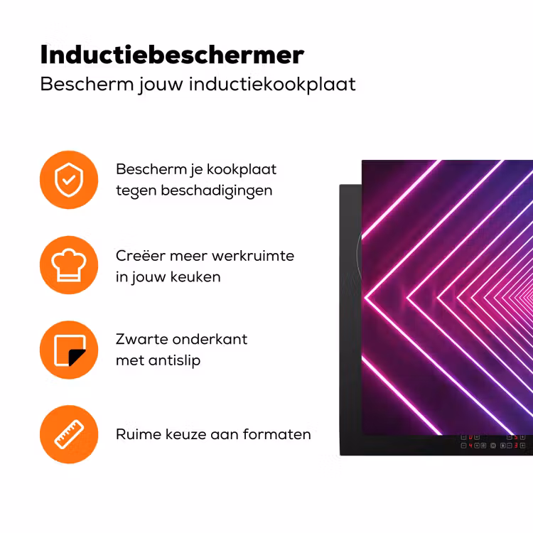 Driedimensionaal - Tunnel - Ruimte Inductie beschermer vinyl 3mm klein -zzzzzzz-td-ups