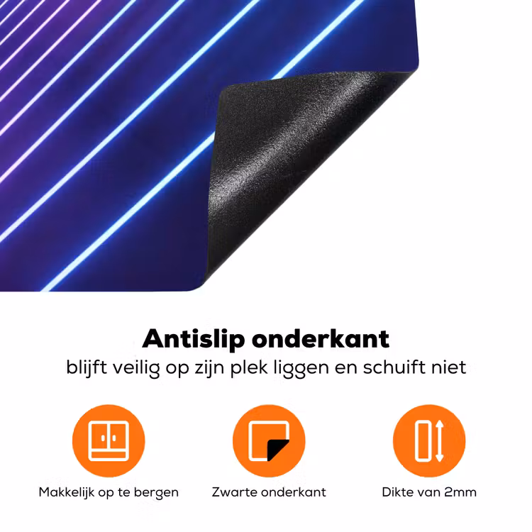 Driedimensionaal - Tunnel - Ruimte Inductie beschermer vinyl 3mm klein -zzzzzzz-td-onderkant