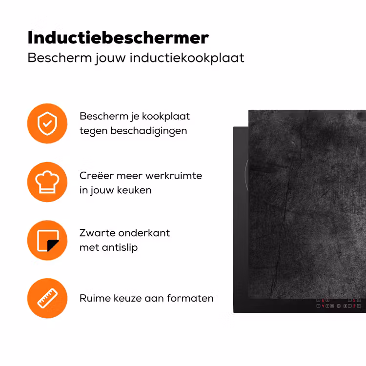 Duister Reliëf Inductie beschermer vinyl 3mm klein -zzzzzzz-td-ups