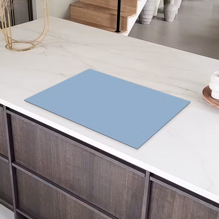 Dusty - Denim - Blauw Inductie beschermer vinyl 3mm klein 276 -sfeer8