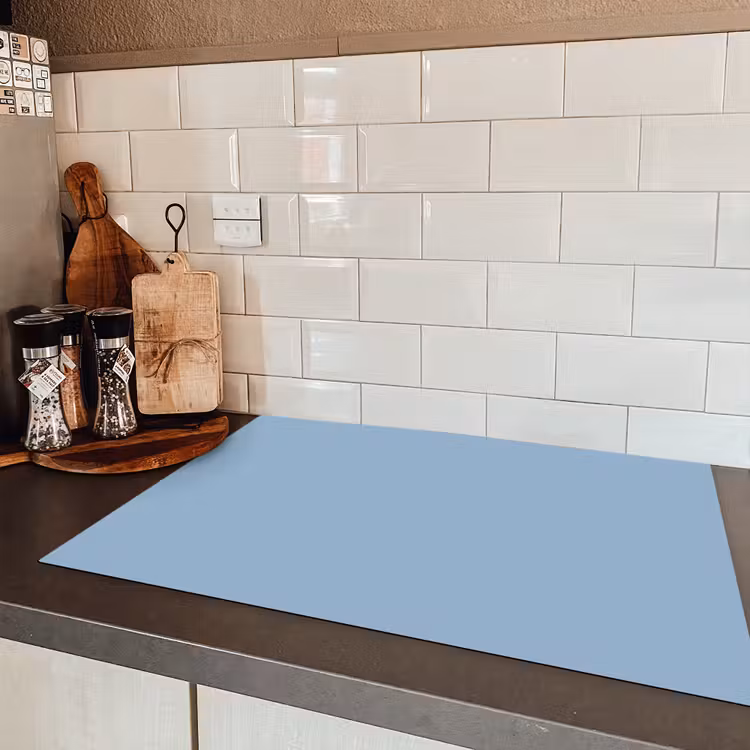 Dusty - Denim - Blauw Inductie beschermer vinyl 3mm klein 276 -sfeer3