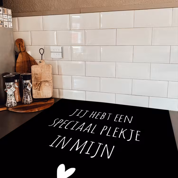 Een speciaal plekje in mijn hart - Quotes - Spreuken Inductie beschermer vinyl 3mm middel -sfeer3