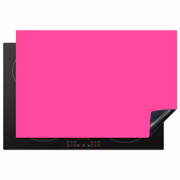 Electric - Magenta - Roze Inductie beschermer vinyl 3mm klein 276 -3d